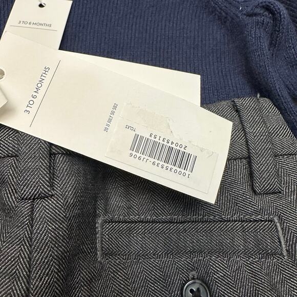 Janie & Jack dressy bulldog set 3-6 months - Picture 9 of 9